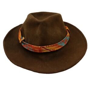 Vintage Pendelton Brown Wool Hat Size One Size